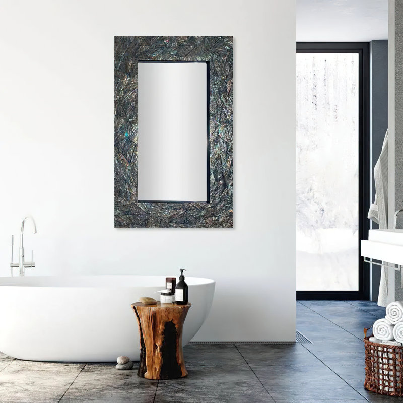 Hendon Wood Rectangle Wall Mirror