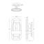 Jacqueline Wall Sconce - Polished Nickel, Lucite Crystal-1396762459