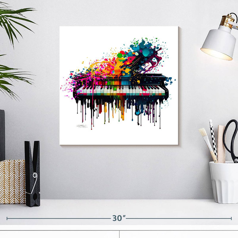 Concours de piano visuel Abarca, H 16 po x l 16 po
