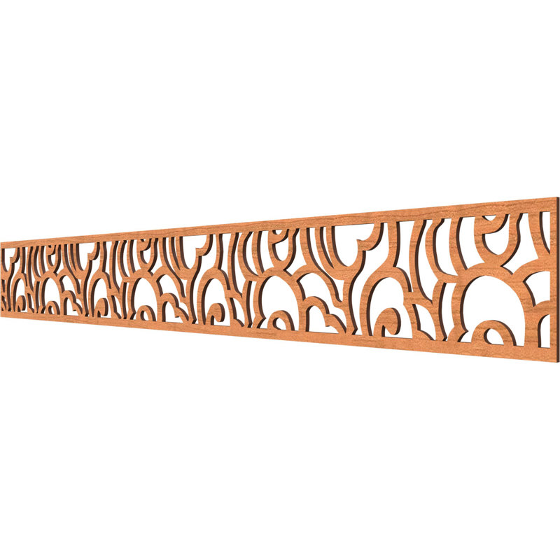 Moulure de panneau Springfield, H 6 po x l 46,5 po x P 0,375 po, Cerisier