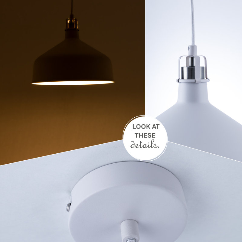 Rebekah 1 - Light Single Pendant, White