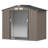Brown  83.75" L X 51.25" W X 72.75" H Outdoor Storage Shed, Garden Tool House For Backyard Patio-121497829