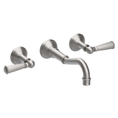 Jacobean Wall Mount Bathroom Faucet