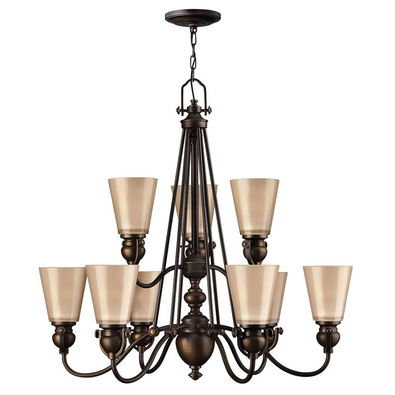 Vancamp 9 - Light Shaded Chandelier