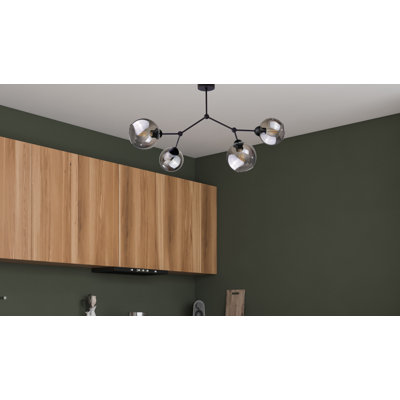 Maryjo Glass Semi Flush Mount