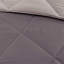 Ensemble d'édredon en duvet synthétique réversible 3M Scotchgard-122524877