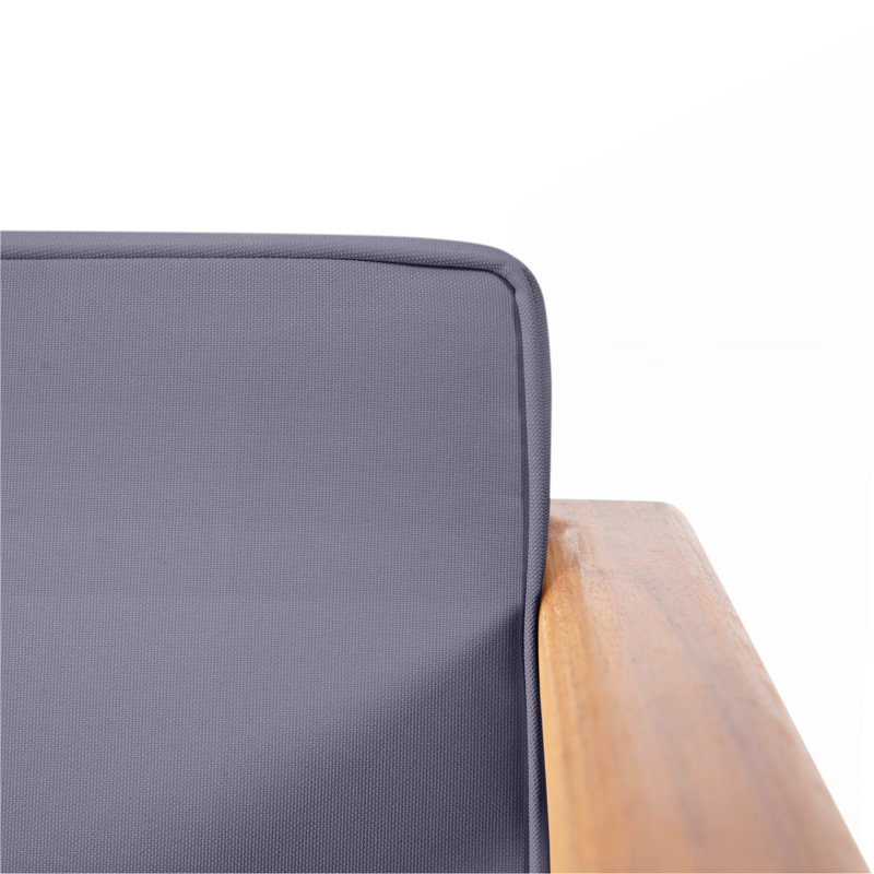 Ensembles de mobilier d'extérieur en teck avec coussins épais, capacité 500 lb Laurent