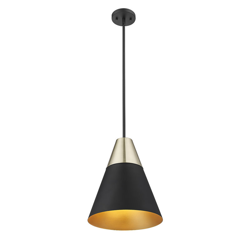 Antek 1 - Light Single Pendant, Matte Black