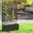 Garden Box with Privacy Panel, Outdoor Planter Box for Garden