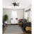 42" Crestfield 5 - Blade Indoor Modern Farmhouse Small Room Ceiling Fan with Lights and Pull Chains-32727860
