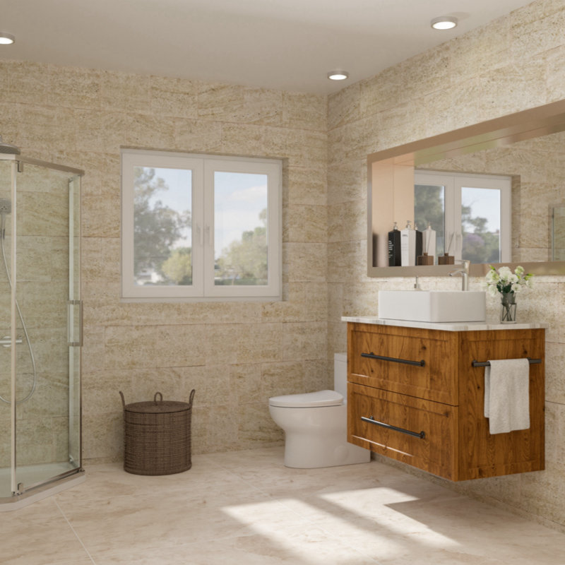 Wenty 14'' Ceramic Rectangular Bathroom Sink