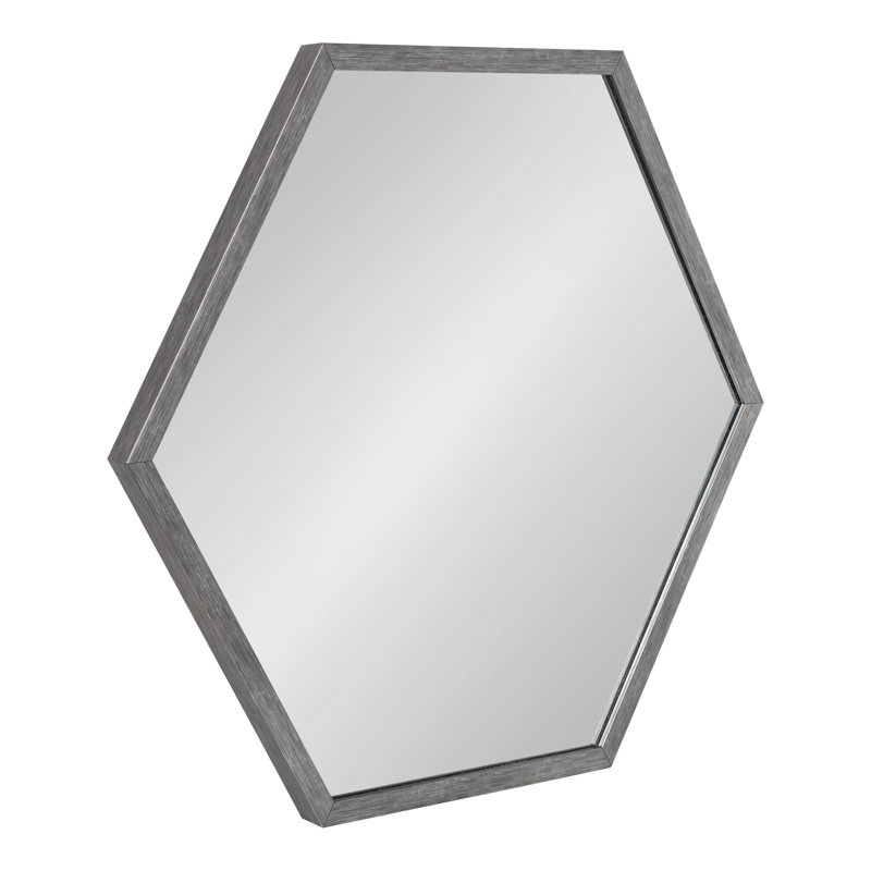 Effervescence Mirror, 24" x 26", Dark Silver