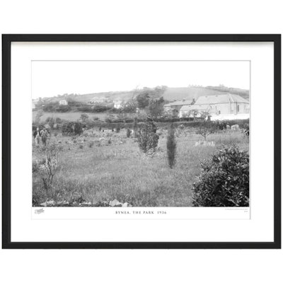 Bynea, The Park 1936 by Francis Frith - Single Picture Frame Print