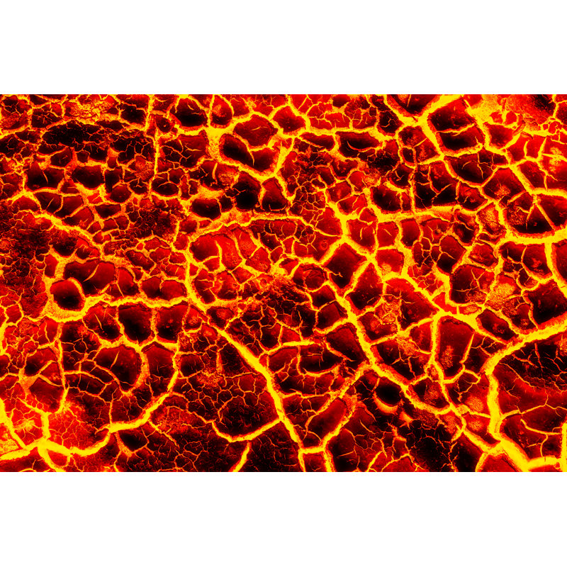 Aneke Lava Ground by R Tee - Wrapped Canvas Print, 30cm H x 46cm W x 3.8cm D