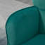 Angelamarie Velvet Armchair With Footstool-38883053