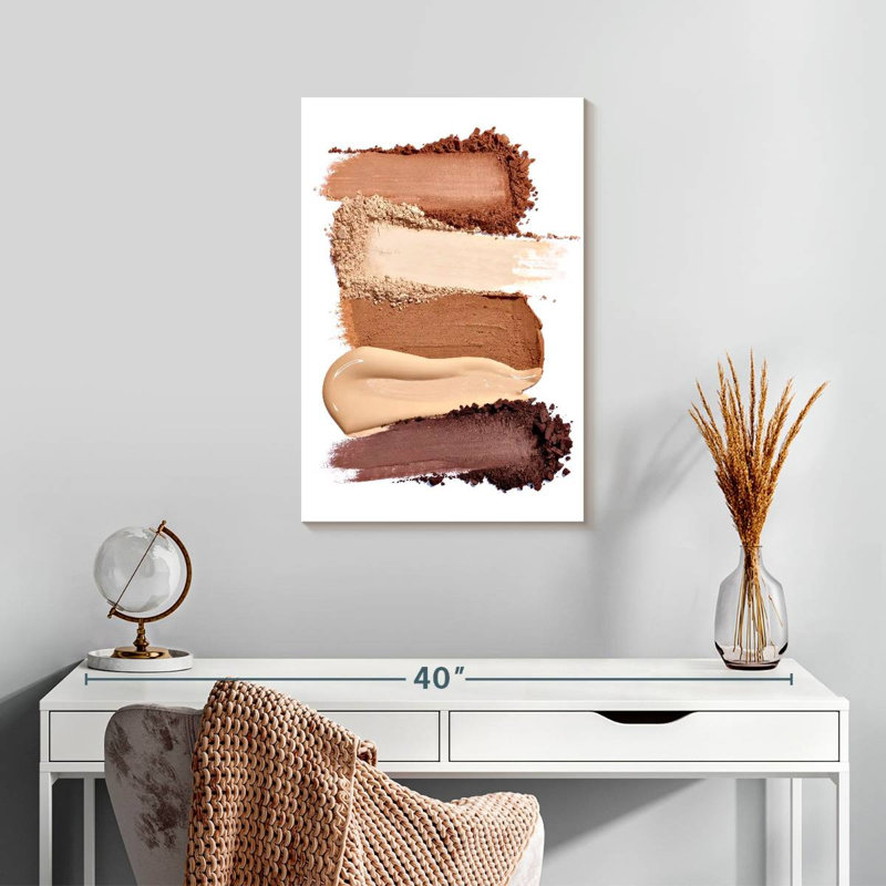 Crème et poudre de maquillage, H 24 po x l 16 po