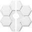 Médaillon de plafond contemporain en PVC de qualité architecturale 24 po x P 4 po x P 8 1/4 po x P 1 po-36073221