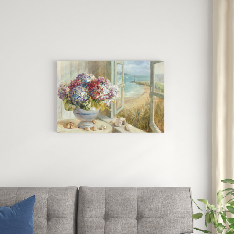 " Coastal Hydrangea ", 30" H x 20" W 