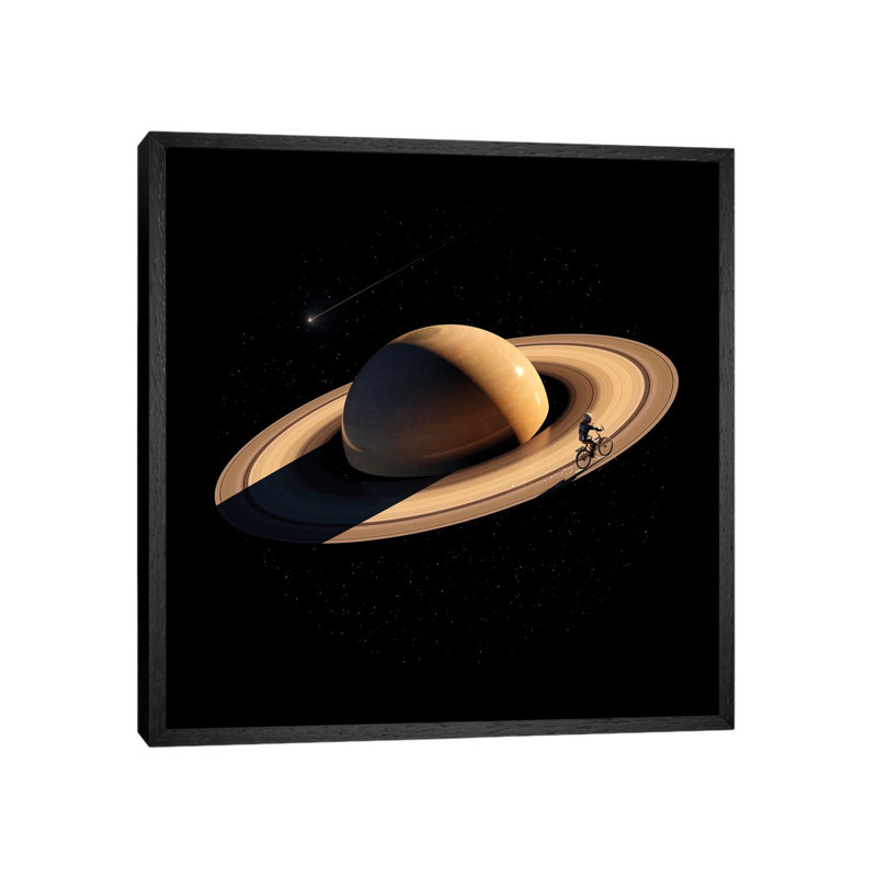 Wandering II 1 Piece Wall Art on Canvas, 93.98cm H x 93.98cm W x 3.81cm D, Black Framed