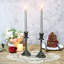2 Piece Metal Tabletop Candelabra Set