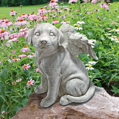 Statue en pierre Dog Dog