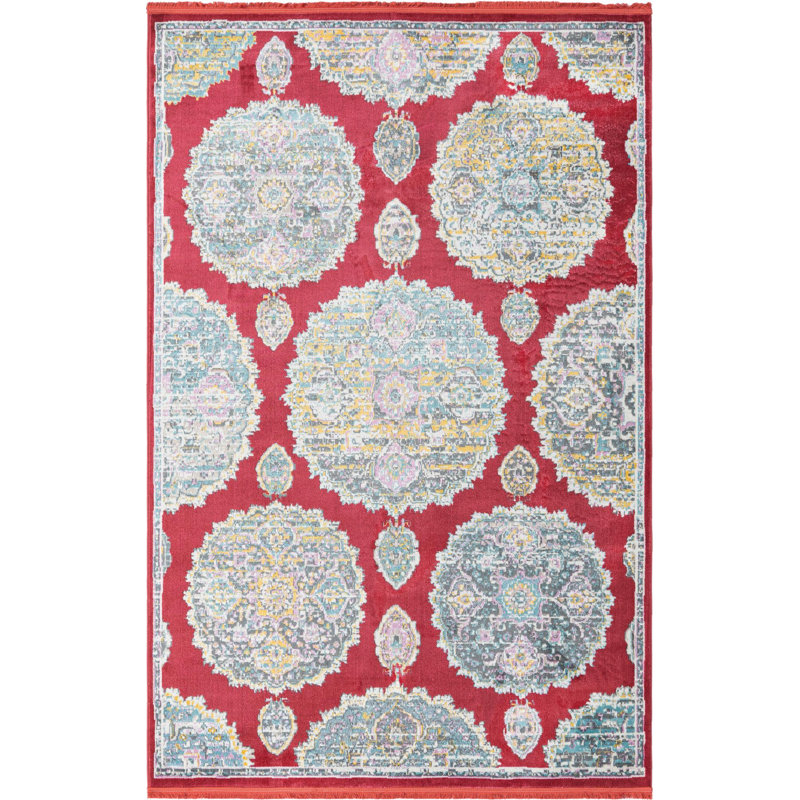 Oriental Indoor Rug, Rectangle 6' x 9'