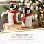 Ensemble poivre et sel pour arbre de Noël Spode, poivrons à thème hivernal Mr & Mme Pingouin, décoration de table des Fêtes, décorations festives pour la maison, cadeaux de Noël, articles de cuisine saisonniers