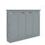 Lit escamotable horizontal Farmhouse, armoire de lit escamotable pliable, cadre de lit mural caché-818534279-818534276