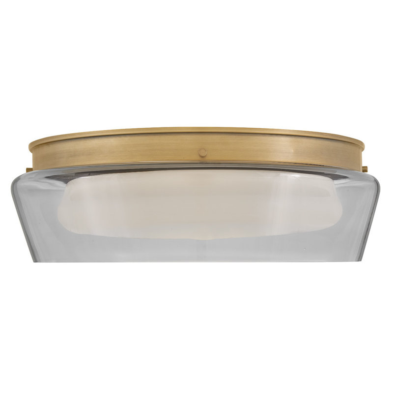 DEMI Flush Mount, Heritage Brass
