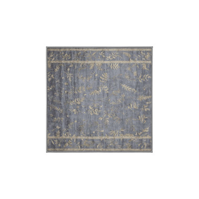 Machine Washable Gray Area Rug