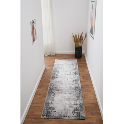 Denaisha Abstract Plain Weave 80cm X 150cm Area Rug