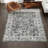 Anran Machine Washable Oriental Grey Area Rug-445988921