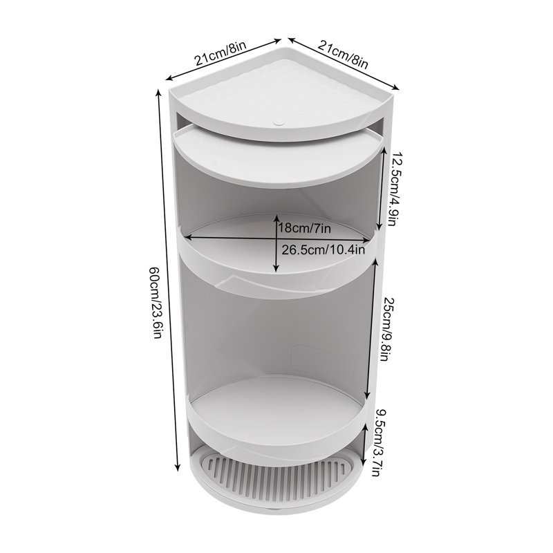 Marieo 8'' W Plastic Merchandiser