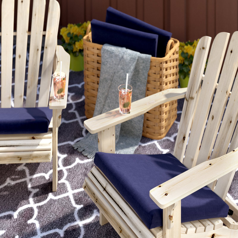 Outdoor 3'' Seat Cushion, Azul