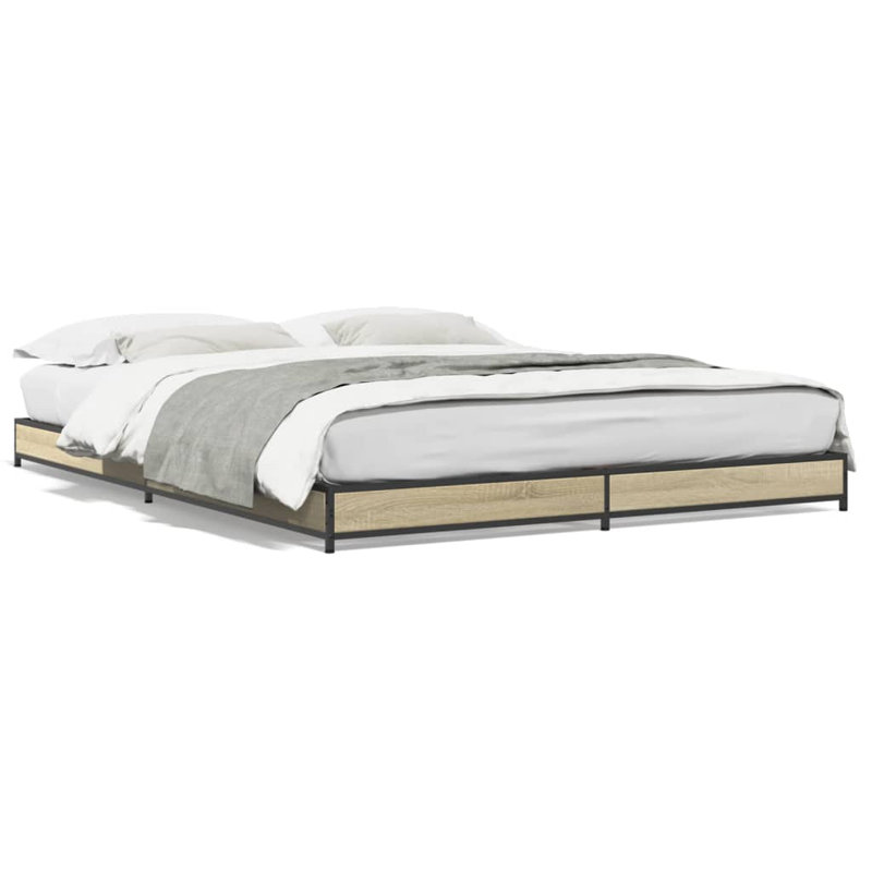 Zauber Bed, Sonoma Oak, 120 x 200 cm