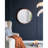 30"X30" Round Hand Carved Rose Mirror Frame, Wall Mirror For Live Space, Bathroom, Entryway Wall Décor-108967320