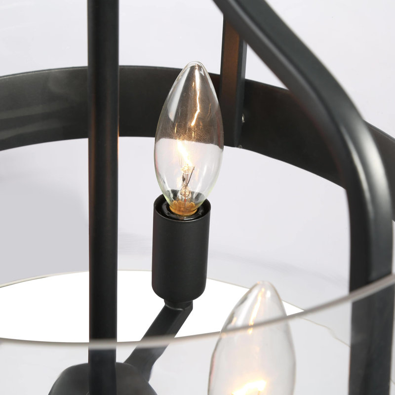 Jonesboro Glass Semi Flush Mount