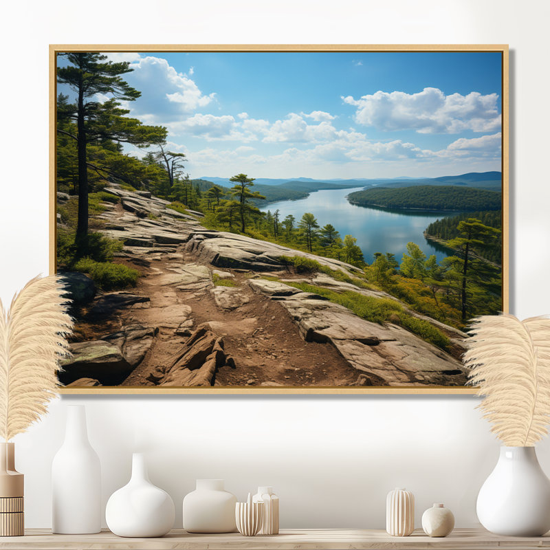 «USA Adirondack Mountains New York VI», reproduction d'art sur toile encadrée, H 24 po x l 32 po x P 1 po