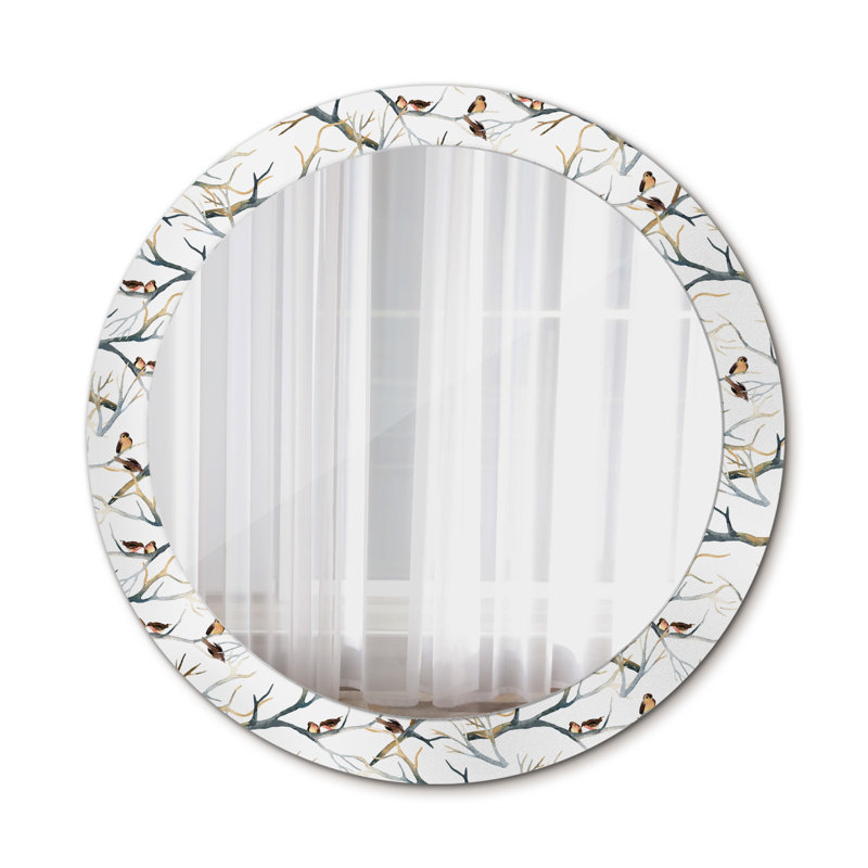 Huldar Glass Flat Wall Mirror