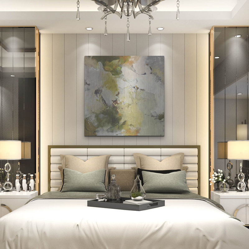  'Evergreen 2' by Design Fabrikken Metal Wall Art, 36" x 36"