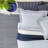 Herringbone Indigo/White Handwoven Indoor/Outdoor Rug-41080164