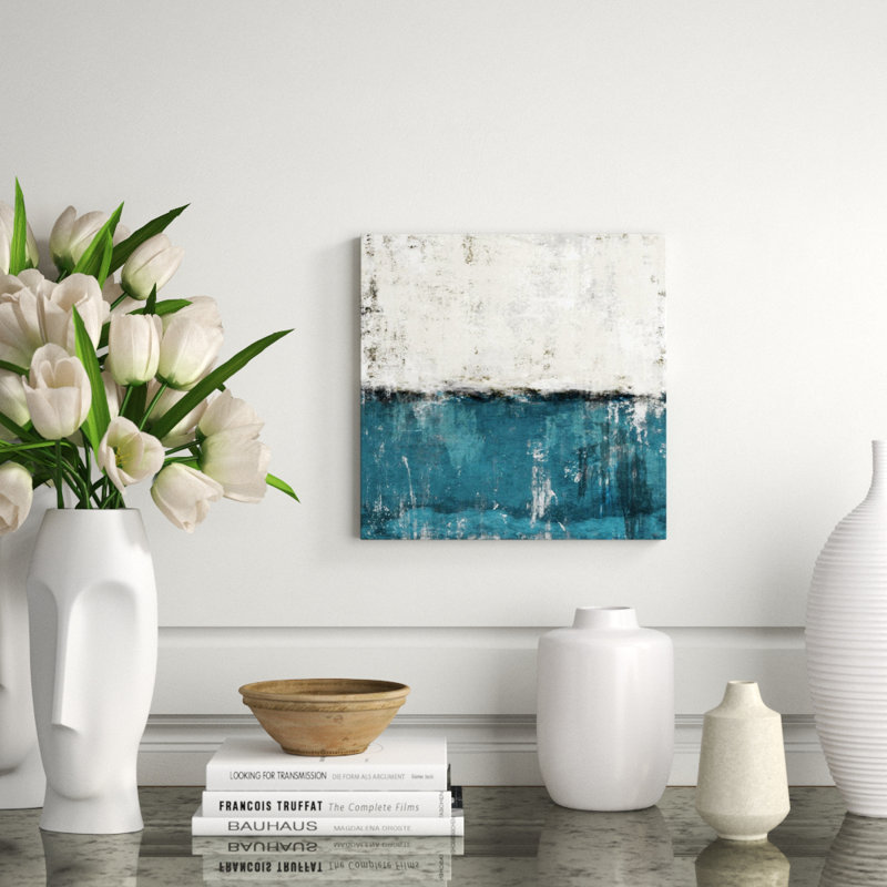 Chroma Horizons II Painting by Austin Beiv, Plexi, 30" H x 30" W