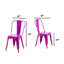 Chaises de bar modernes pour salle à manger en métal ultrabrillant-735741313-735741322