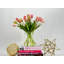 Tulipes artificielles Real Touch dans un vase en verre -1915121171