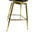 Ensemble de tabourets de bar 26 po en suède tissé 26 po