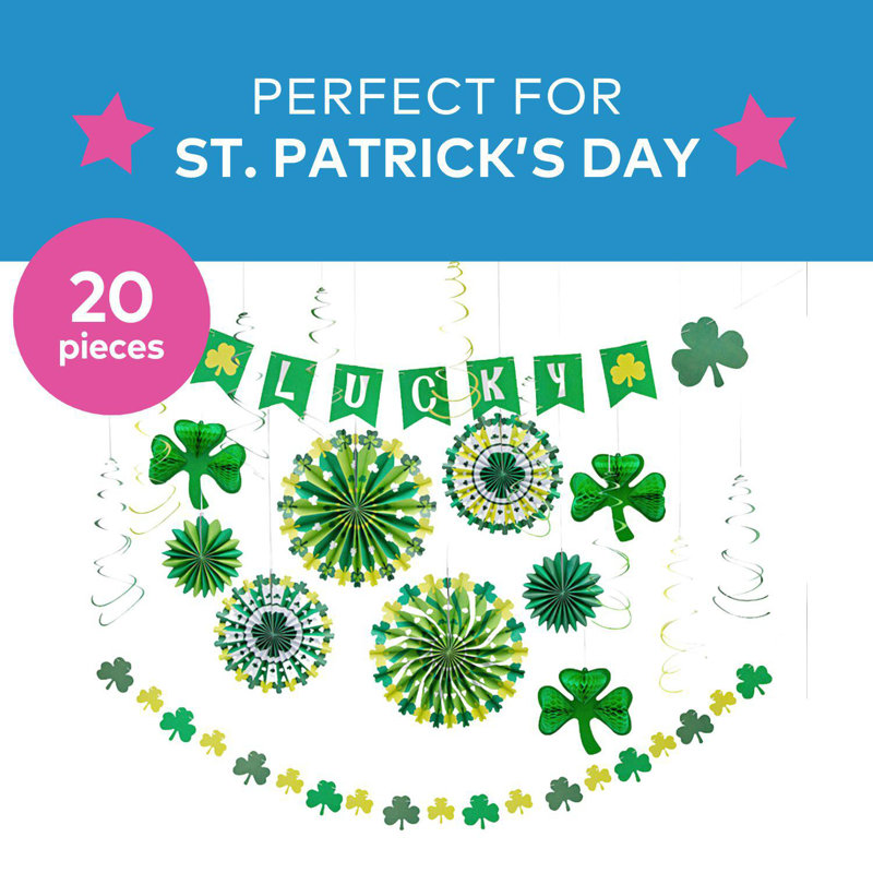 Trousse de décoration Fun Express de la Saint-Patrick - 20 pièces