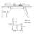 Modern simple rectangular solid wood table set-108967716