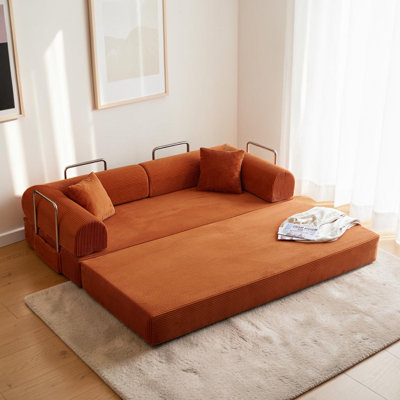 Kaveri 78.8'' Corduroy Sofa