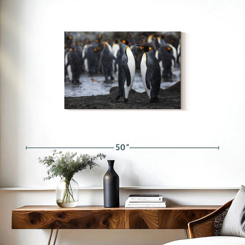 Brampt Penguin Romance, 20" H x 30" W