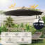 Caillo 120'' Lighted Cantilever Umbrella-2015852889